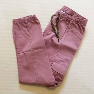 NWT Hana Andersson Pink Canvas Cargo Pants